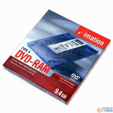 �̸��̼� DVD-RAM(DS) 9.4GB(TYPE 4) ��� 1��