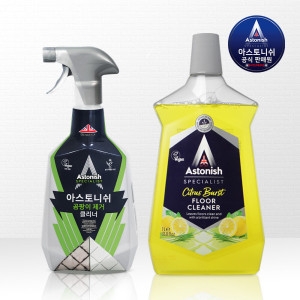 곰팡이제거 클리너 750ml + 바닥 세정제 시트러스향 1L