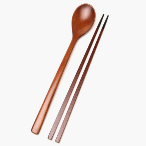 에버화이브 이바돔 옻칠 목기 한식수저세트