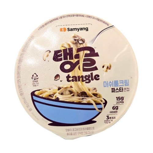 삼양식품 탱글 머쉬룸크림파스타 큰컵 105g (32개)_이미지