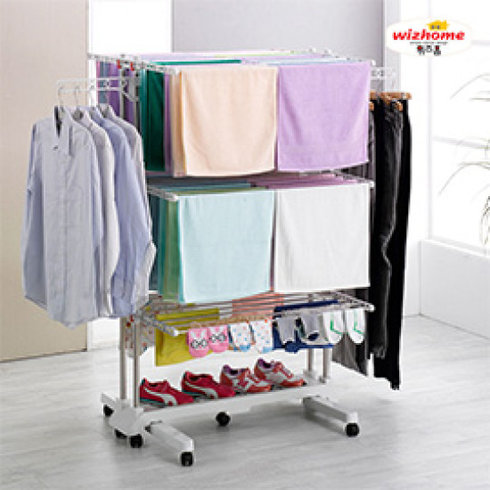 가우아이앤씨 위즈홈 프리미엄 빨래건조대 6단 더블라인이미지입니다. 누르면 해당 게시물로 새창이동합니다.