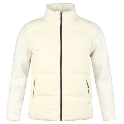 럭스골프 코듀로이 니트 슬리브 발열 덕다운 점퍼 BLU4W805_이미지