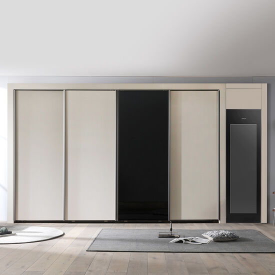 단테 슬림 미러 스타일러 슬라이딩 붙박이장