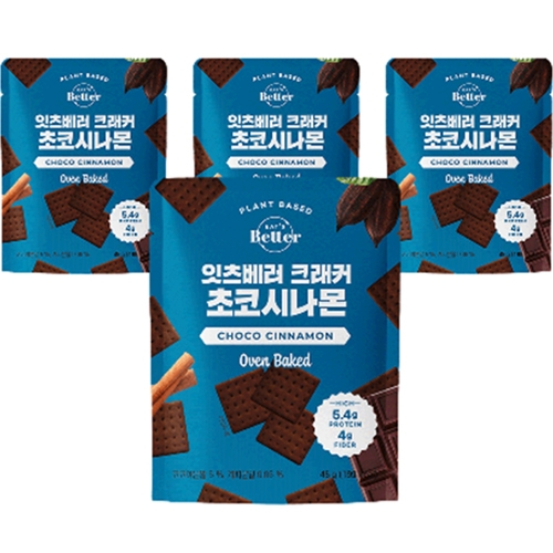 크래커 초코시나몬맛 45g 4개
