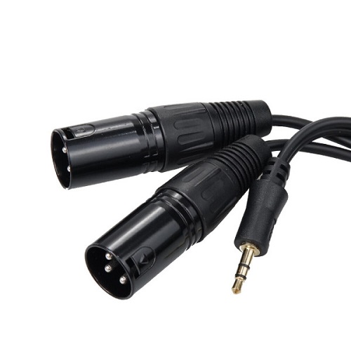 IH470 3.5mm 스테레오 to XLR 캐논 Y형 케이블