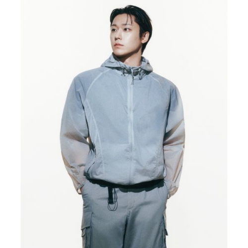 무신사 스탠다드 STANDARD 이도현 PICK시티 레저 시어 윈드브레이커 재킷 라이트 그레이 157705_이미지