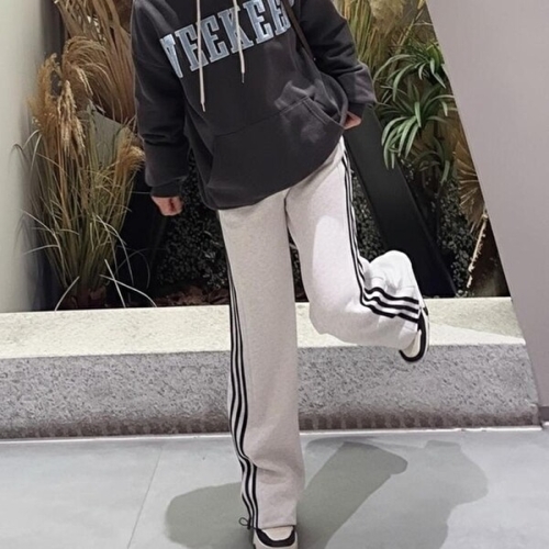 패션 루즈핏 밴딩 트레이닝 와이드 팬츠 운동바지 스타일 47551808