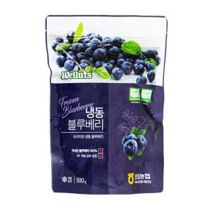  웰루츠 국내산 무농약 냉동 블루베리 500g