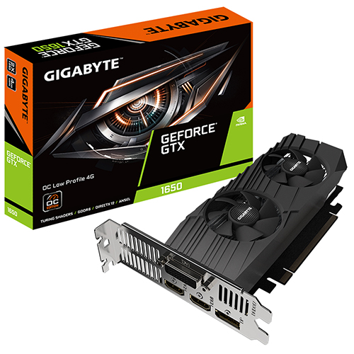 GIGABYTE 지포스 GTX 1650 UD2 OC D6 4GB Nano LP 제이씨현