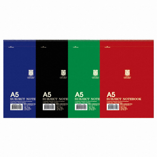 옥스포드 서브젝 절취 스프링 상철 노트 A5
