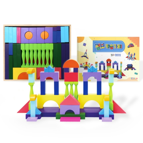 가베가족 KS5830 점보캐슬가베 활동세트_이미지