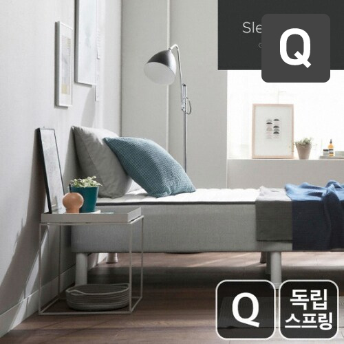 도담 슬립웰 코지 일체형 침대 Q (독립스프링)_이미지
