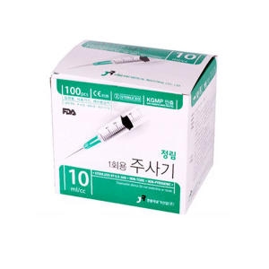 정림 일회용 멸균 주사기 10cc 21G 1-1 4inch 100개이미지입니다. 누르면 해당 게시물로 새창이동합니다.