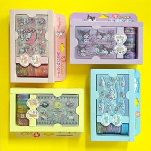 산리오 마테 다꾸 스티커세트 마스킹테이프 팬시 33579653_이미지