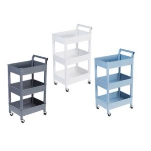 [불명] 바퀴달린 이동형 3단 리빙 박스 깔끔한 다용도 수납함_이미지