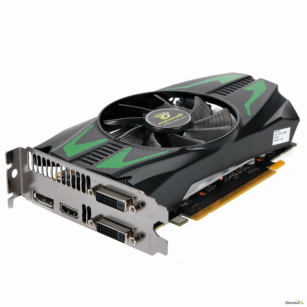 MANLI 지포스 GTX660 Green Turbo D5 2GB_이미지