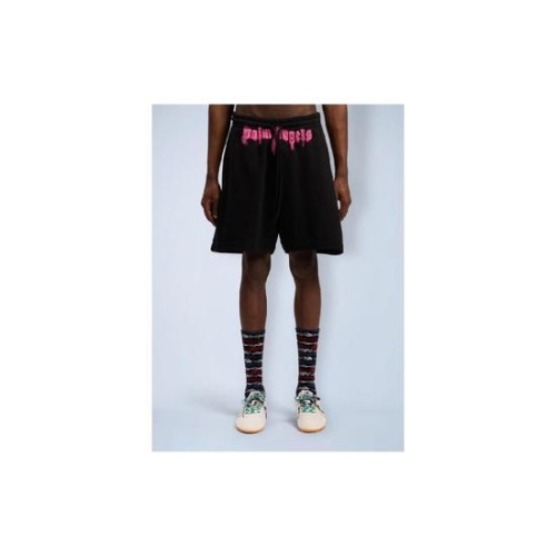 팜앤젤스 남성 Sprayed Logo Track Shorts pma0162022blk_이미지
