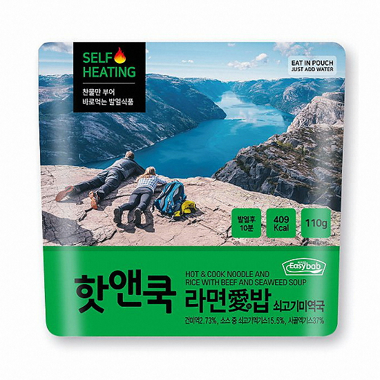 참미푸드 핫앤쿡 라면애밥 쇠고기미역국 110g