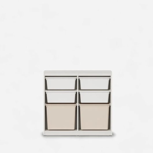 샘키즈 낮은 수납장 870 뉴트럴베이지