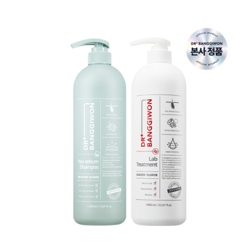  닥터방기원 노세범 샴푸 1000ml+랩 트리트먼트 1000ml 2종세트