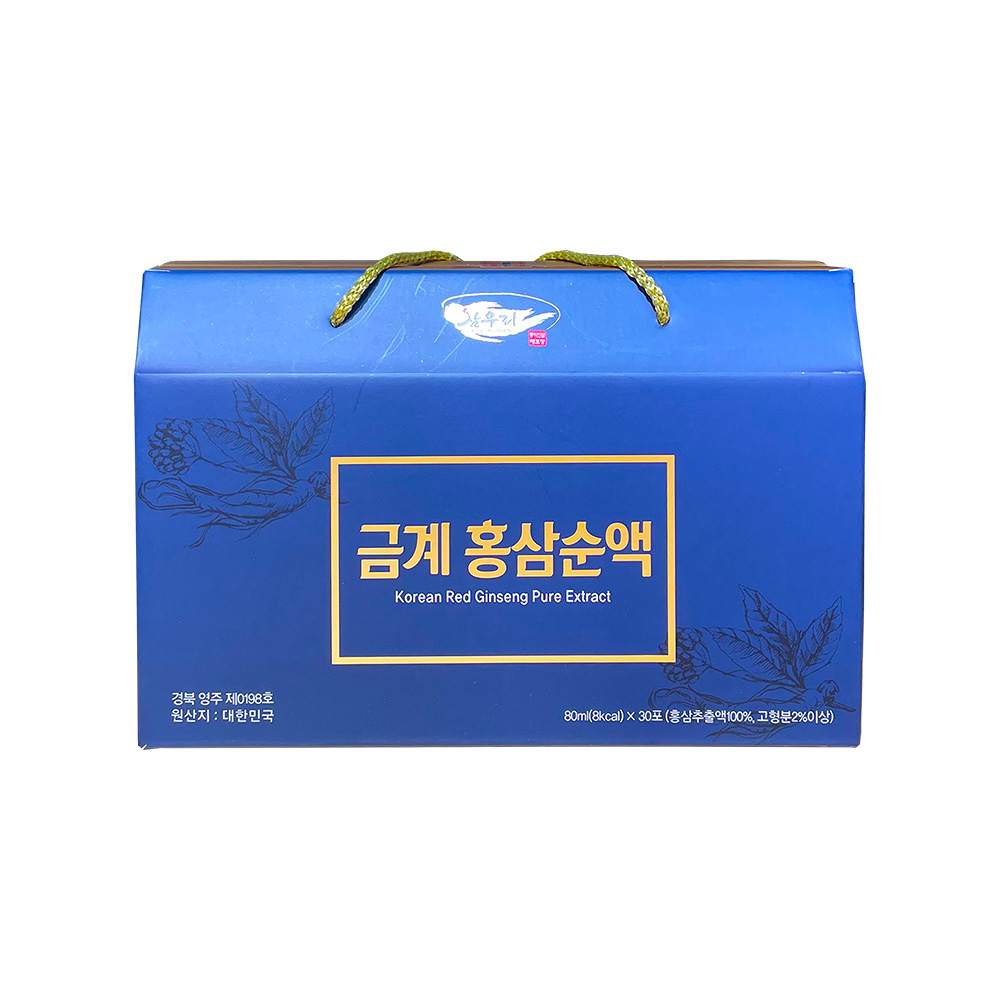 풍기인삼제조창 삼우리 금계 홍삼순액 80ml 30포 (1개)