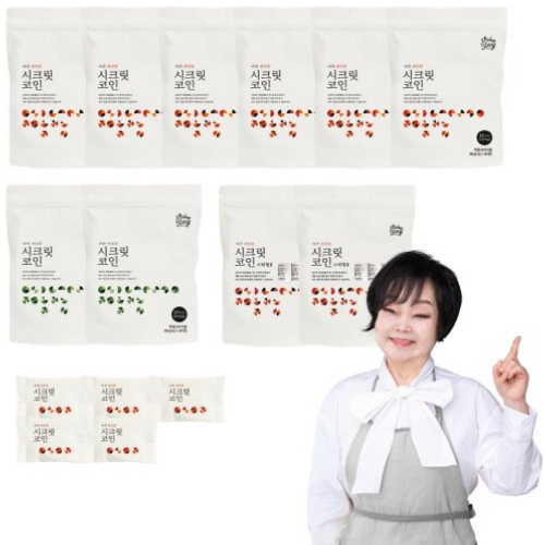 빅마마 시크릿코인 205알 (편안한맛 6팩 + 개운한맛 2팩 + +편안한맛 스틱형 2팩 + 편안한맛 5알)이미지입니다. 누르면 해당 게시물로 새창이동합니다.
