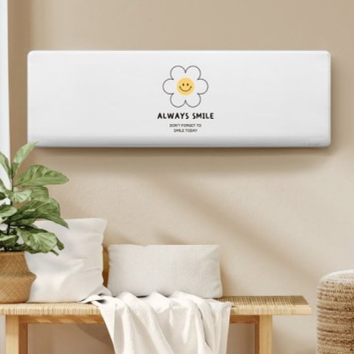 스마일 플라워 벽걸이 에어컨 커버 소형