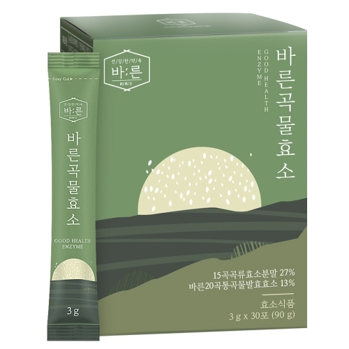 바른 곡물효소 스틱 3g 30포