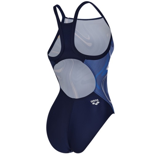 아레나 여성 플로팅 선수 원피스 수퍼플라이백 A3BL1CO04 NVY_이미지