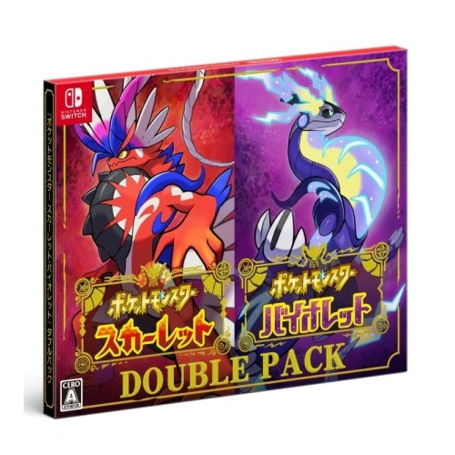 포켓몬스터 스칼렛 & 바이올렛 더블팩 일본판 SWITCH, 패키지칩/해외구매_이미지