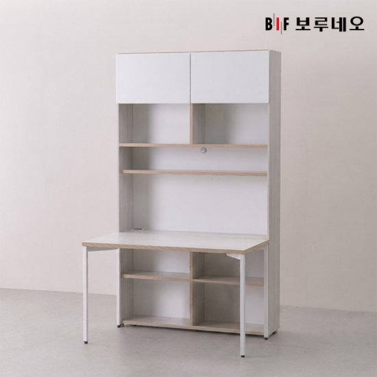 앳홈 데스크 전면책상세트 (이동서랍장별도)