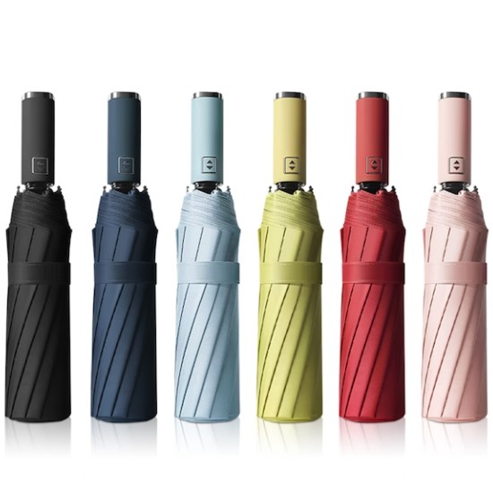 프리미엄 자외선 차단 초경량 원터치 3단 자동 우산