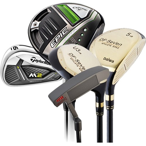 캘러웨이 에픽 맥스 / 테일러메이드 M2 HL 다이와 조합 풀세트 (11개 경량스틸 정품)_이미지