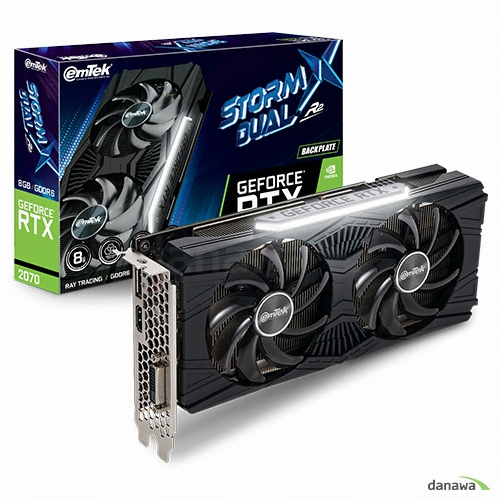 이엠텍 지포스 <b>RTX</b> <b>2070</b> STORM X Dual R2 D6 8GB