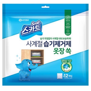 스카트 사계절 습기제거제 옷장 쏙 30g 12개입 (3개)_이미지