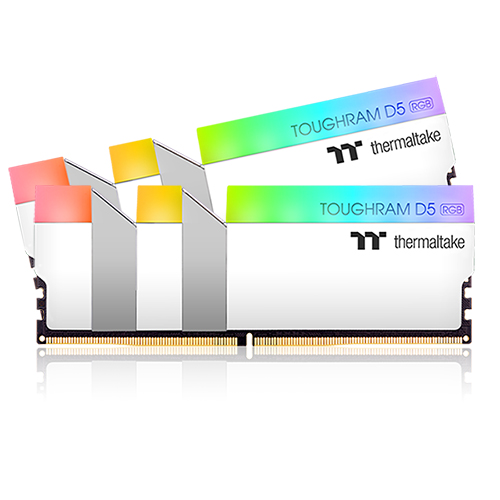 써멀테이크 DDR5-6400 CL32 TOUGHRAM RGB 화이트 패키지 (32GB(16Gx2))