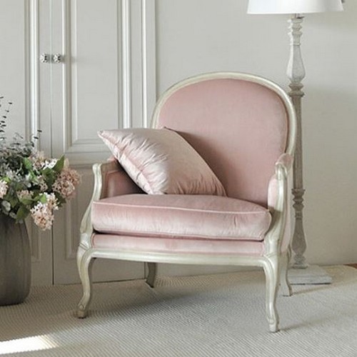 꼬떼따블 루이즈 벨벳 암체어