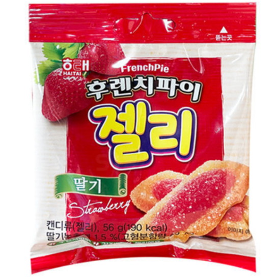 후렌치파이 젤리 딸기 56g