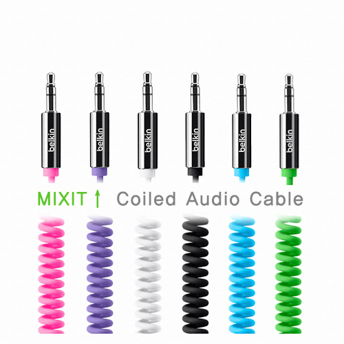 ��Ų MIXIT COILED CABLEAV10126qe3.5MM ������ AUX���̺�