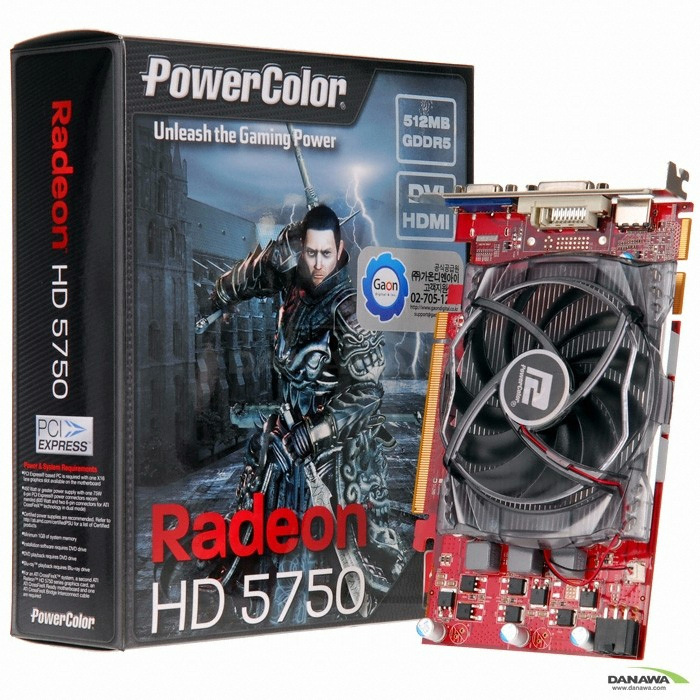 PowerColor 라데온 HD 5750 백전백승 D5 512MB_이미지