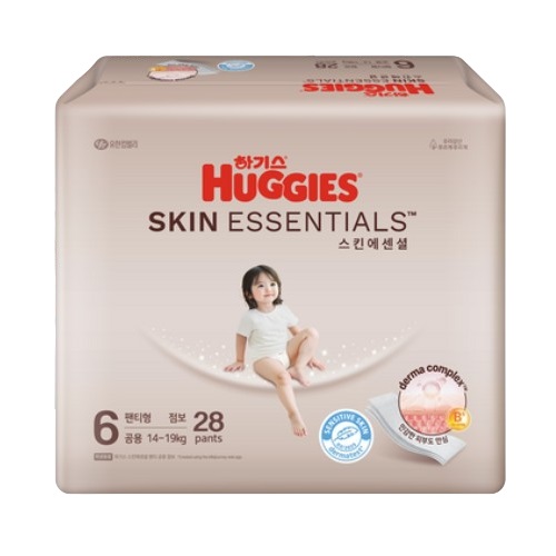 유한킴벌리 하기스 스킨에센셜 팬티형 6단계-공용