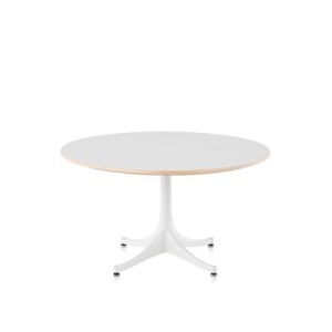 허먼밀러 Nelson Pedestal Table  White Base