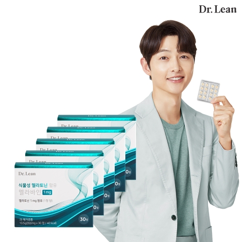 닥터린 식물성 멜라토닌 함유 멜라바인 350mg 30정 (5개)_이미지