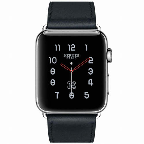 APPLE 워치 시리즈3 에르메스 42mm Cellular 스테인리스 스틸 (인디고 스위프트 싱글투어)_이미지