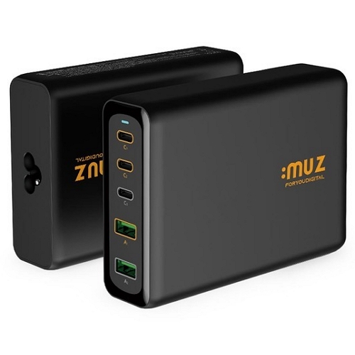포유디지탈 아이뮤즈 PD PPS 200W 5포트 충전기 PD200W-GAN_이미지