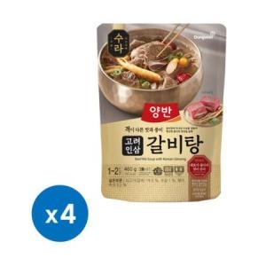 동원F&B 양반 수라 통다리 닭볶음탕 490g (4개)