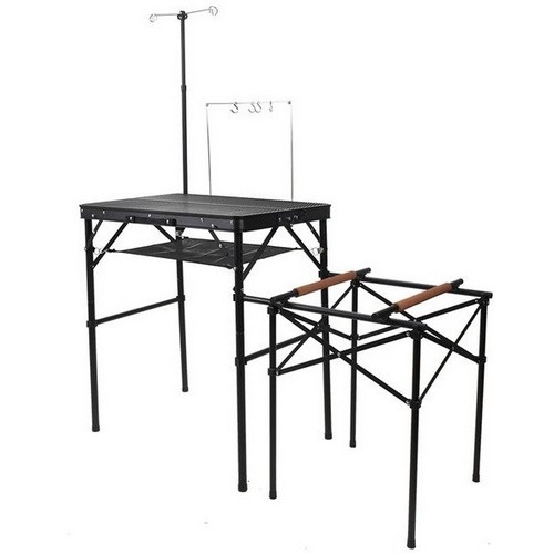 노마드 더 블랙 아이언 메쉬 키친 테이블