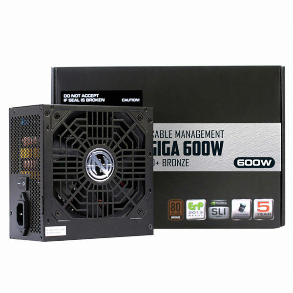�߸� WATTGIGA 600W 80PLUS����� ��ⷯ