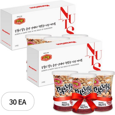 머거본 믹스너트 캔 135g (30개)