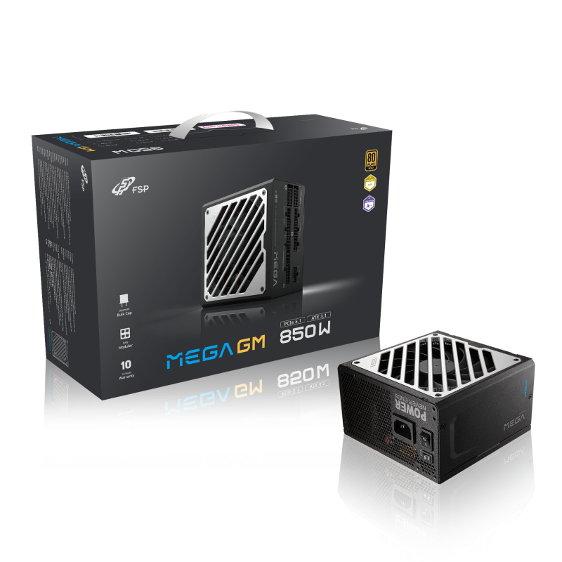 FSP MEGA GM 850W 80PLUS골드 풀모듈러 ATX 3.1_이미지